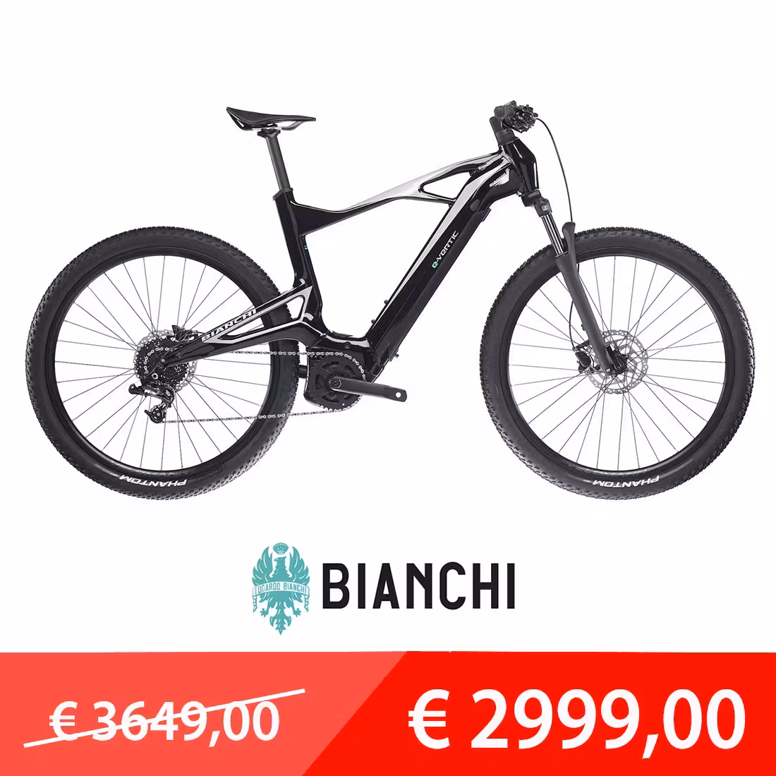BIANCHI E-Vertic X-Type - Shimano Deore 10v